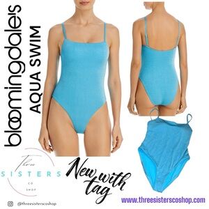 Aqua Swim Shimmering color fresh aqua One-Piece Swimsuit